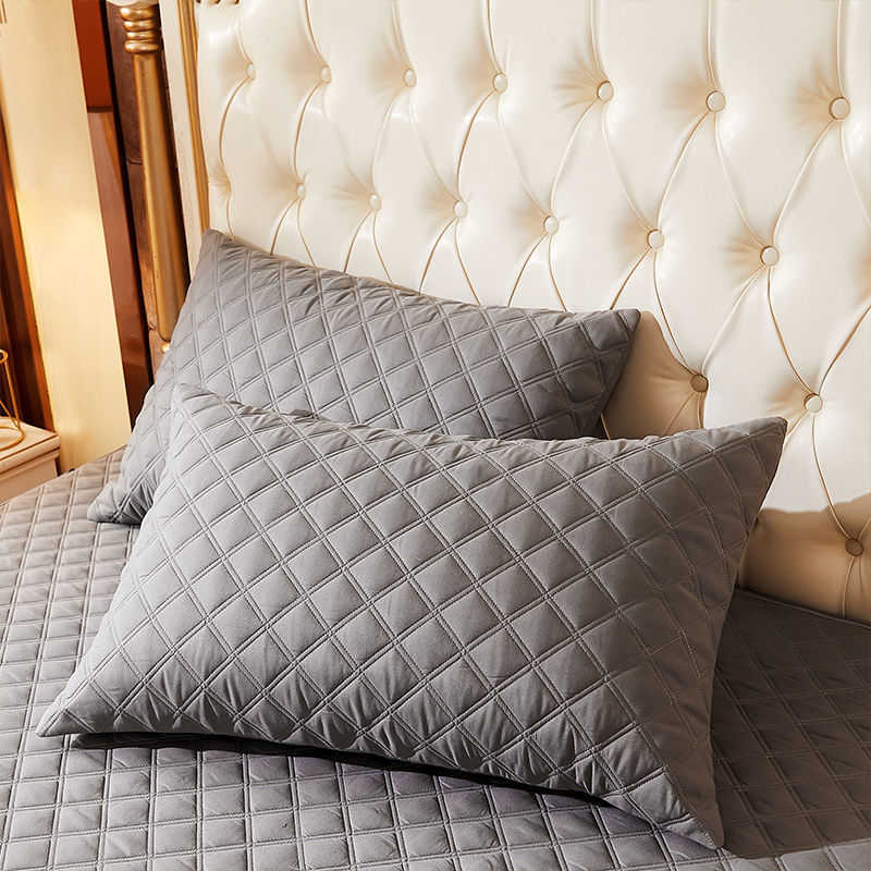 無地 中綿 寝具 ピローカバー ピロケース 4874 フリル かわいい おしゃれ 洗える ピローカバー ピロケース 枕ケース カバー まくら まくらカバー 枕カバー ダニ防止 防水