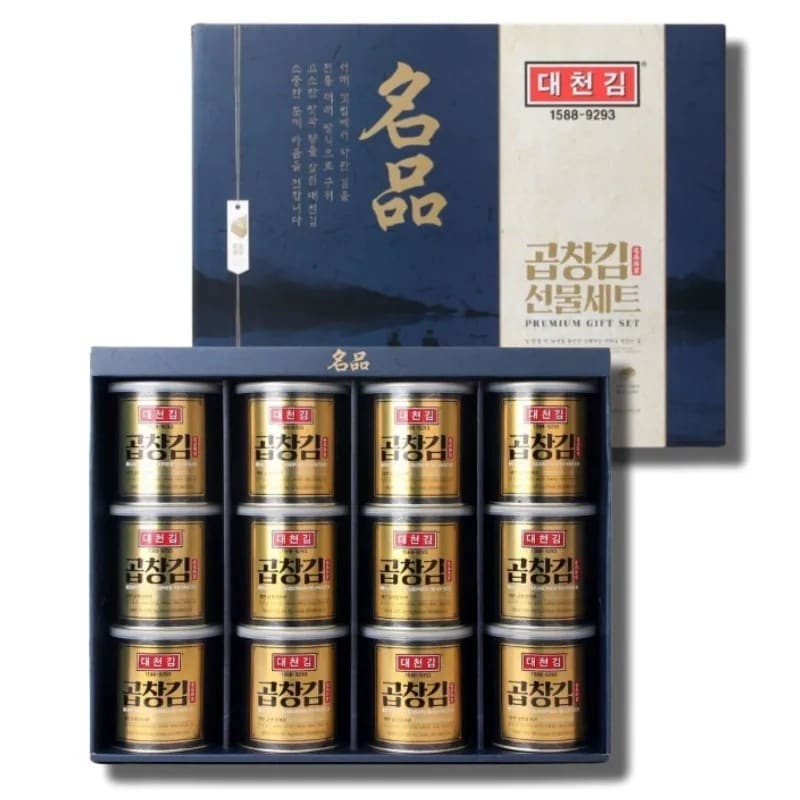 【名品海苔】 コプチャン海苔ギフトセット 12P(30gx12)　韓国大人気スペシャル海苔