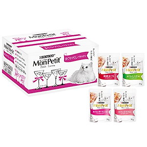 モンプチ プチリュクス パウチ まぐろづくしバラエティ48袋入 栄養バランス キャットフード ケース買い