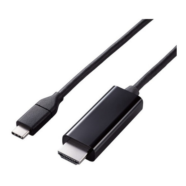 MPA-CHDMIY10BK ブラック [USB Type-C to HDMI 変換ケーブル (1m 4K 60Hz やわらか ミラーリング マルチディスプレイ対応)] メーカー直送