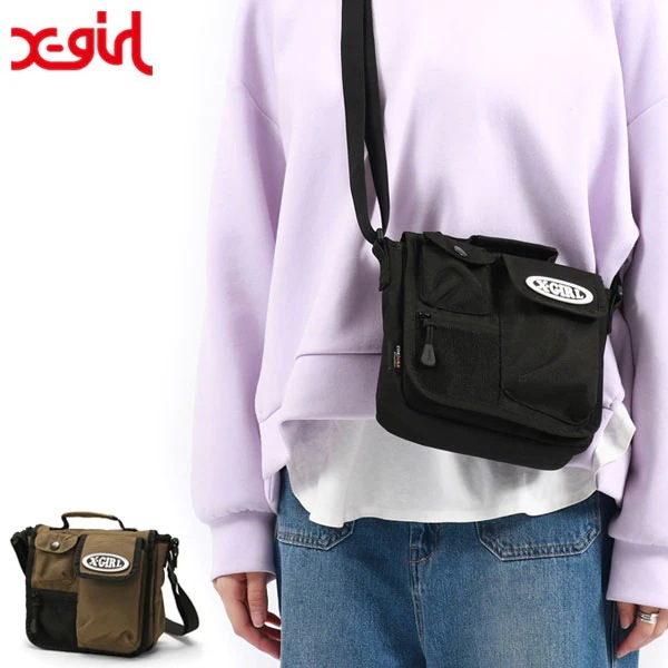 ショルダーバッグ 斜めがけバッグ 軽量 丈夫 小さめ 斜めがけ かわいい コンパクト ミニショルダー カジュアル MULTI POCKET SHOULDER BAG 105241053008