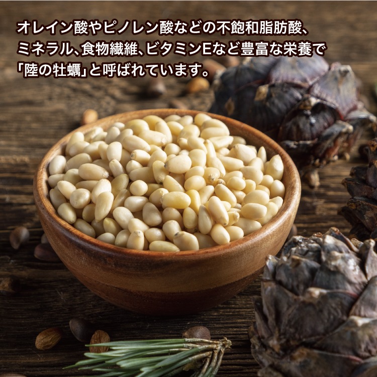 松の実 1kg (1000g) 業務用 シベリアマツ モンゴル産 (シベリア) 無農薬 無塩 生タイプ 野生の松の実から手作業により収穫 pine nut 無添加