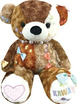 KAWAII BEAR　CHOCOLATE　Ｌサイズ　約46cmカワイイベアチョコレート　テイクオフ　ぬいぐるみ　TAKE　OFF　誕生日や記念日のギフトとして可愛いヌイグルミです BC-D