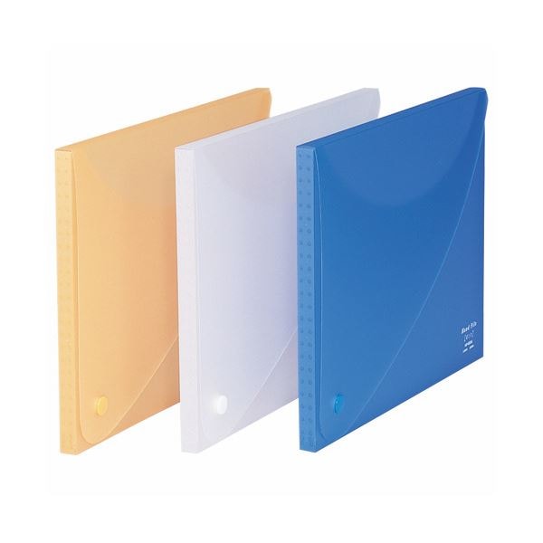 (まとめ) ライオン事務器 ハンドファイル(エール)A4 背幅16mm 透明 HF-853A 1冊 (×30セット)