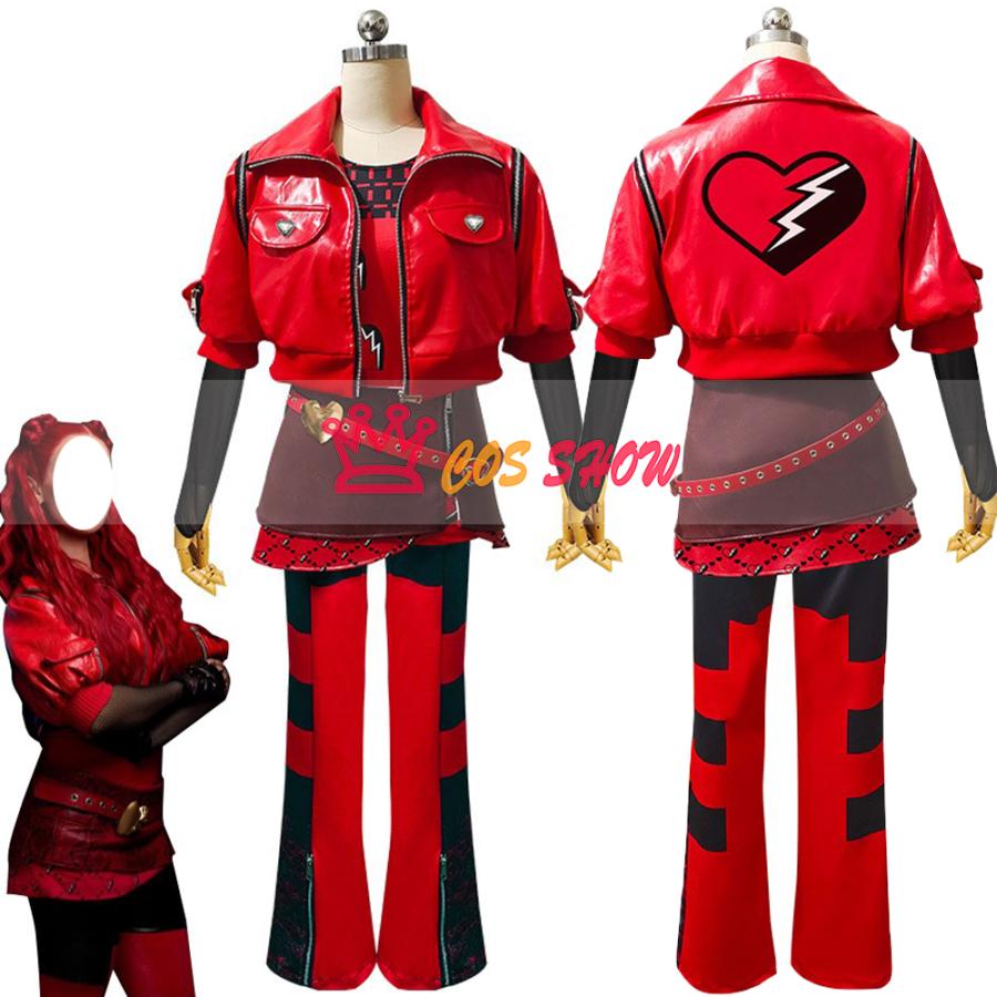 2025新品販売 ディセンダントライズオブレッド レッド コスプレ衣装 cosplay仮装 制服 イベント クリスマス ハロウィン ステージ 文化祭 学園祭