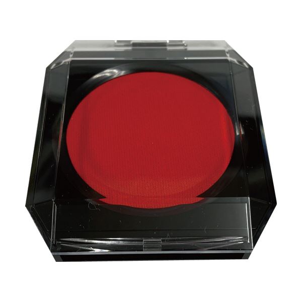 （まとめ）モリヤマ 速乾ルーペ付朱肉LUPA（ルーパ） 大 LP-01 1個[x10セット]