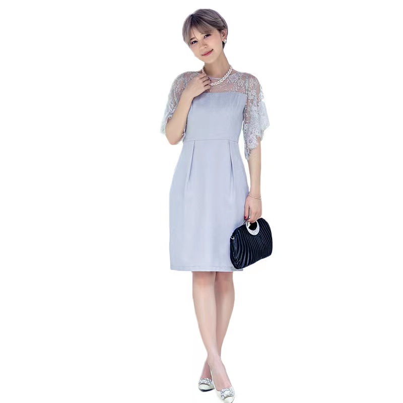 結婚式 ワンピース ドレス パーティードレス お呼ばれ ミニワンピース 結婚式ワンピース レース 大きいサイズ 2018新作