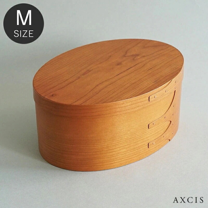 シェーカー オーバルボックス シェーカーボックス Mサイズ 木製 収納 収納ボックス チェリー材 天然木 カフェ キッチン雑貨 キッチン 台所 おしゃれ モダン アンティーク 北欧 ビンテージ北欧 7,578円