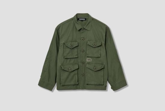 NEIGHBORHOOD Men Shirts 251SPNH SHM04 OD