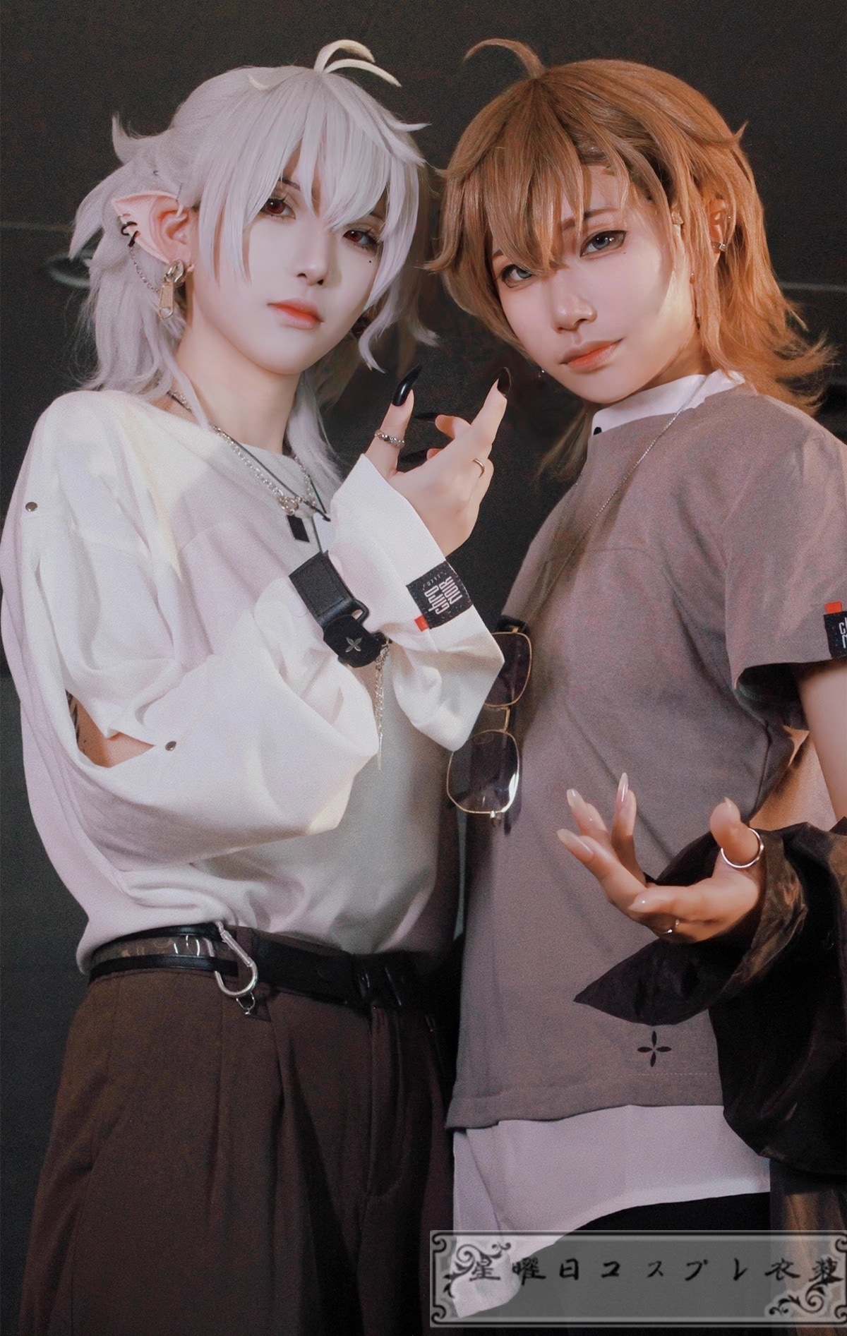 在庫品 VTuber バーチャルライバー ChroNoiR シネマ Kuzuha 葛葉 knkn Kanae 叶 コスプレ衣装 コスチューム ハロウィン 変装 仮装