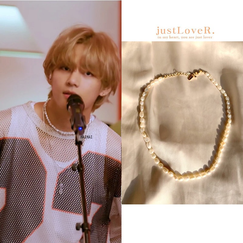 [BTS Vテテ着用]Sienna Pearl Necklace