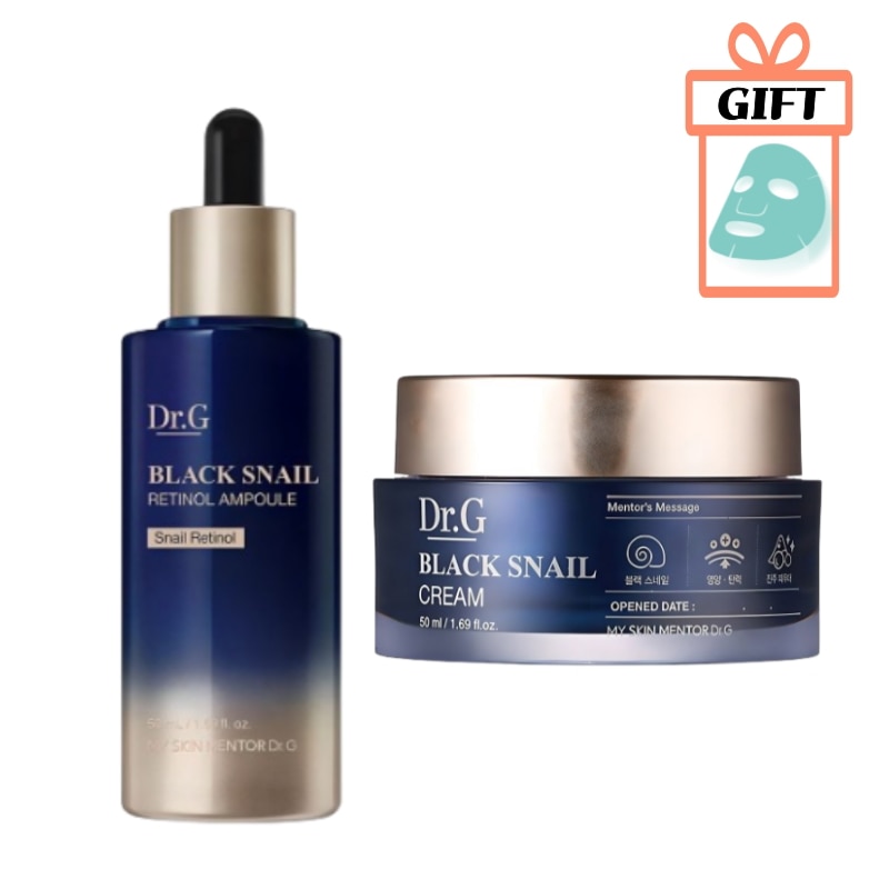 【1+1】 ブブラックスネイル レチノールアンプル（50ml）& クリーム（50ml）/ ハリケア/ 保湿ケア / 透明感ケア / リフティングケア / 毛穴 美容 液 / 毛穴 ケア / 毛穴 ケア