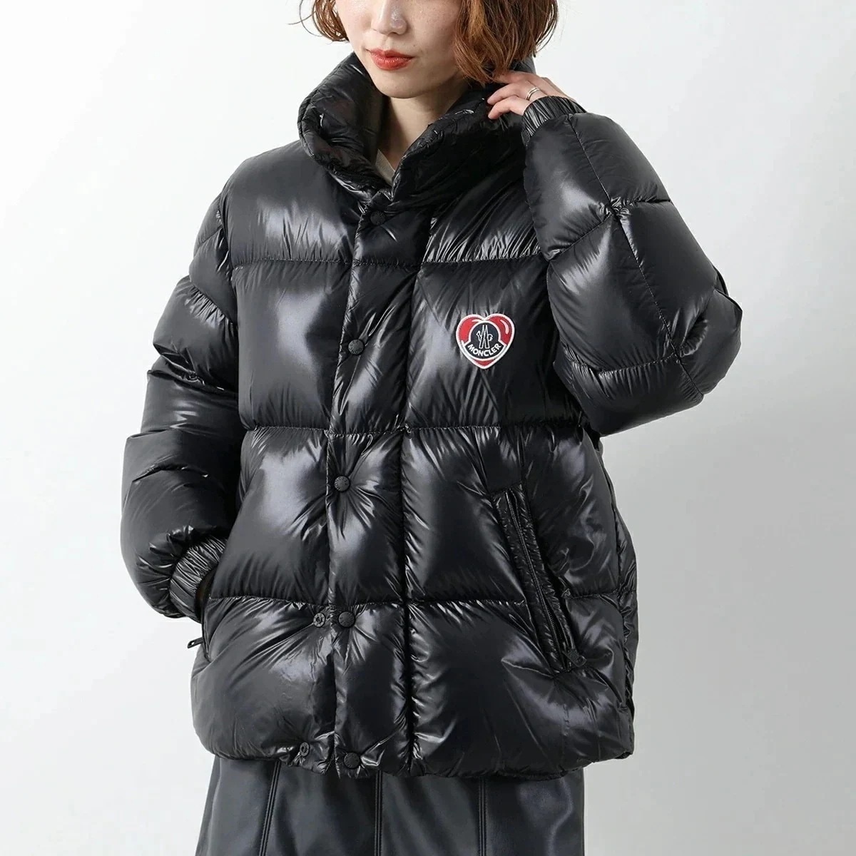 MONCLER モンクレール ダウンジャケット MISAM ミサモ 1A00152 595GJ レディース ハート アイコンパッチ ロゴ刺繍 999 1A001