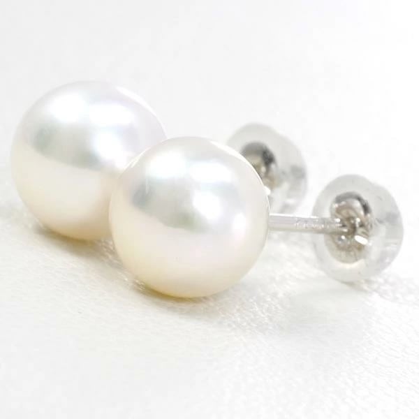 PT900 プラチナ ピアス パール 総重量約2.1g ジュエリー 中古