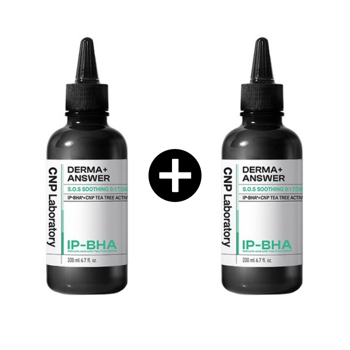 ダーマアンサー エスオーエス スージング トニック アンプル, 200ml+200ml