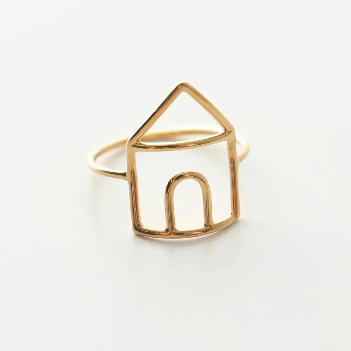 ALIITA アリータ リング CASITA PURA RING レディース 指輪 家 ハウス モチーフ アクセサリー YELLOW-GOLD-9KT】