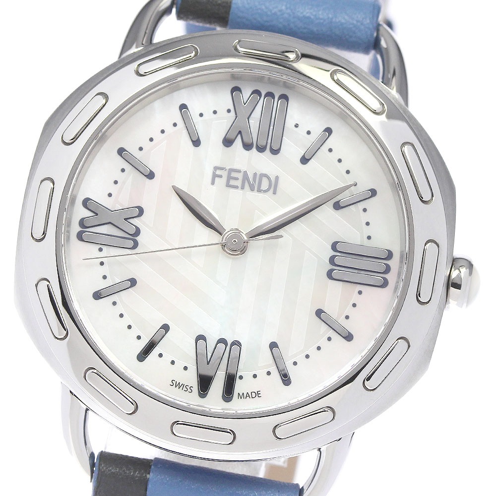 フェンディ FENDI 80200M セレリア クォーツ レディース 極美品 保証書付き_805528【中古】 63,600円