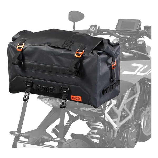 バイク用 ターポリンシートバッグ ツアー 容量55L/ブラック DBT611-BK