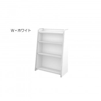 知育家具 EVAキッズシリーズ ほんだな 幅63cm GR-63H　W/ホワイト