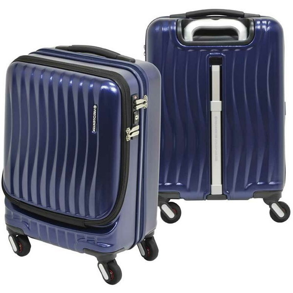 エンドー鞄 1-216NV フリクエンタークラムA ストッパー付4輪キャリー46cm コン [スーツケース]