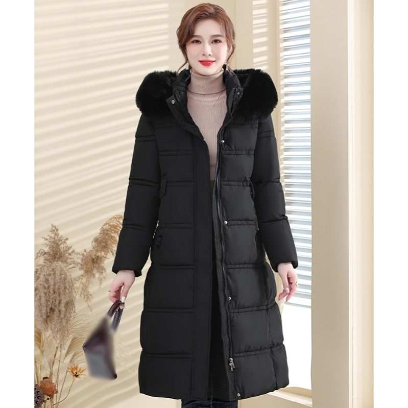 ダウンコート ウォッシャブル ダウンジャケット ロングコート 大きいサイズ ビッグシルエット 50代 40代 30代 アウター レディース 大人 黒白 上品 防寒 体型カバー 秋冬 ロングダウン きれ