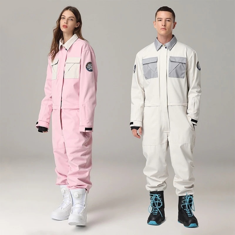 【急速出荷!】在庫処分　スノーボードウェア つなぎ 上下セット メンズ レディース スキーウェア スノボ スノボーウェア 大きいサイズ スキー セットアップ 防風 防水 防雪 防寒 耐摩擦 韓国風 男