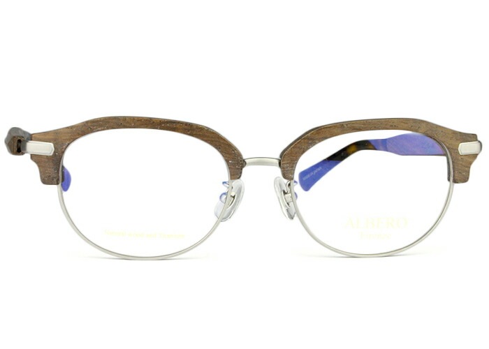 アルベロ ALBERO ab-702 c.dbr ダークブラウン メガネ 眼鏡 伊達 老眼鏡 遠近両用