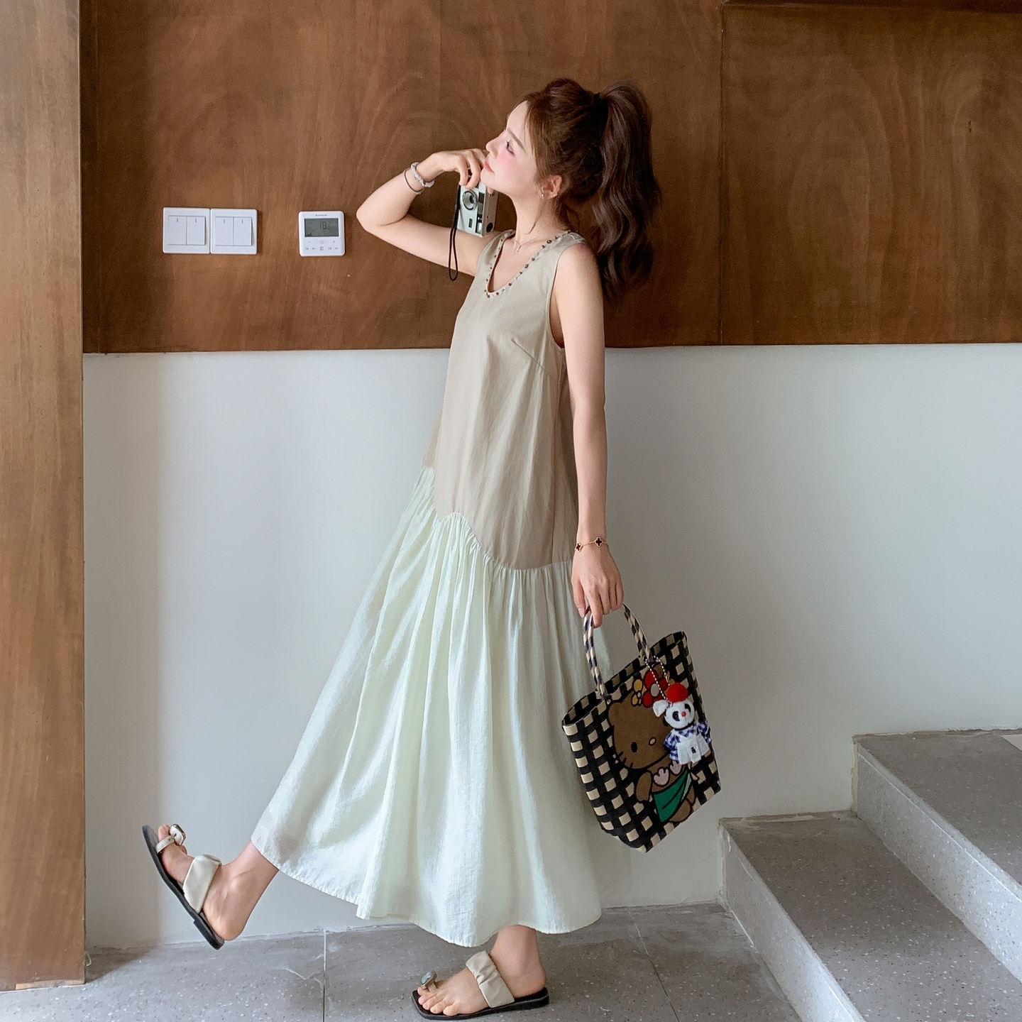 2025新作 おしゃれ ワンピース 着痩せ 大きいサイズ Tシャツワンピース ロングワンピース かわいい シンプル お出かけ