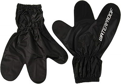 他サイト： コミネ(KOMINE) バイク用 完全防水レインオーバーグローブ ブラック フリー GK-171 976 防水の商品画像