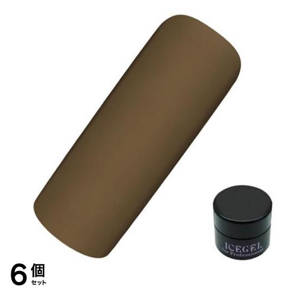 ICEGEL(アイスジェル) A BLACK クラシックガラスジェル 1185 ガラスカフェブラウン 3g 6個セット