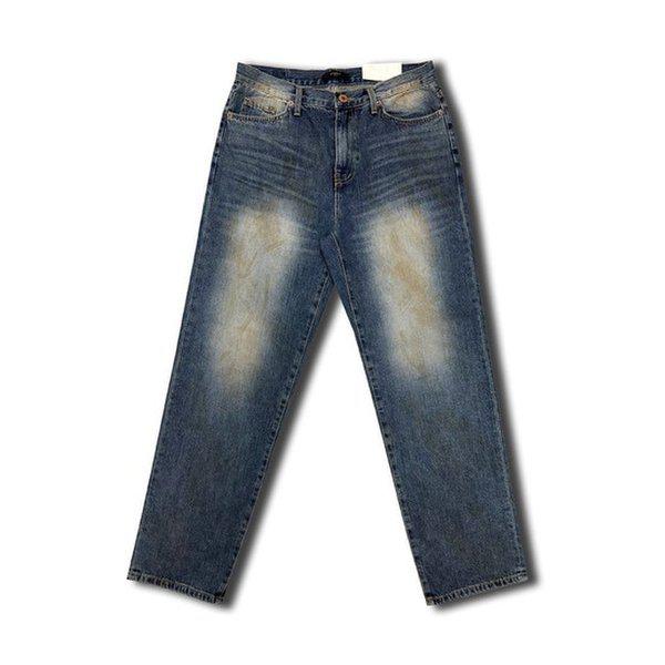 メンズ春秋着るのに良いノクダインワイドデニムパンツ OF-JEA-293