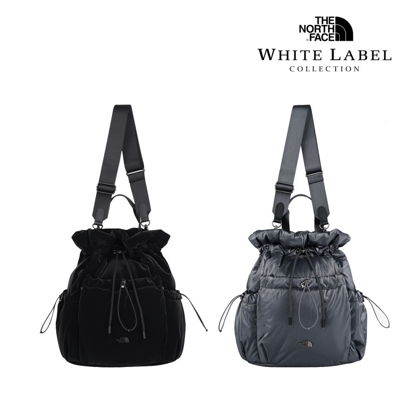 NN2PR62 BONNEY PACK M_PD 25FW 新商品 韓国限定ライン 巾着 2WAY ショルダー 超軽量 撥水 多収納 外ポケット 内ポケット デイリー 通勤通学 旅行 ブラック グレー