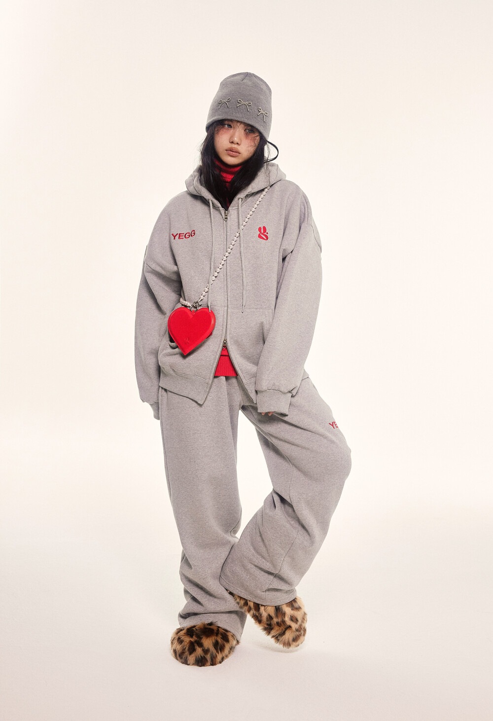 Qoo10 YEGG Heart wallet bag ミニ