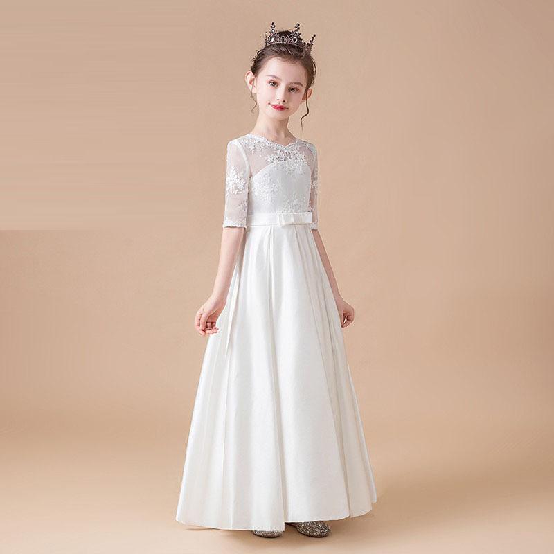 新品 子供ドレス ピアノ 発表会 ドレス 女の子ドレス ロングドレス 演奏会 入学式 結婚式 七五三 子供服 ジュニア 110 120 130 140