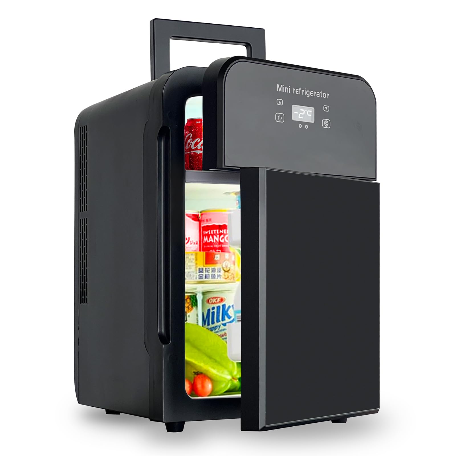 ミニ冷蔵庫 冷温庫 22L 小型冷蔵庫 ミニ保冷庫 保温・保冷両用 -9℃?65℃ エコモード搭載 省エネ 高密度発泡ウレタン採用 ペルチェ Rakutool ミニ冷蔵庫 車載冷蔵庫 冷温庫 22L 小型冷蔵庫 ミニ保冷庫