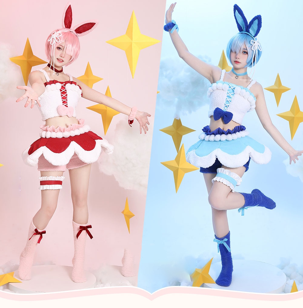 Reゼロから始める異世界生活 レム ラム コスプレ 服 衣装