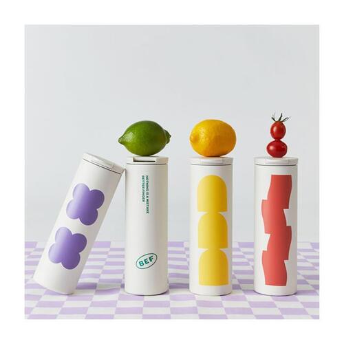 ネオフラム BUTTER FINGER ステンレス タンブラー 450ml 持ち運び便利 可愛い