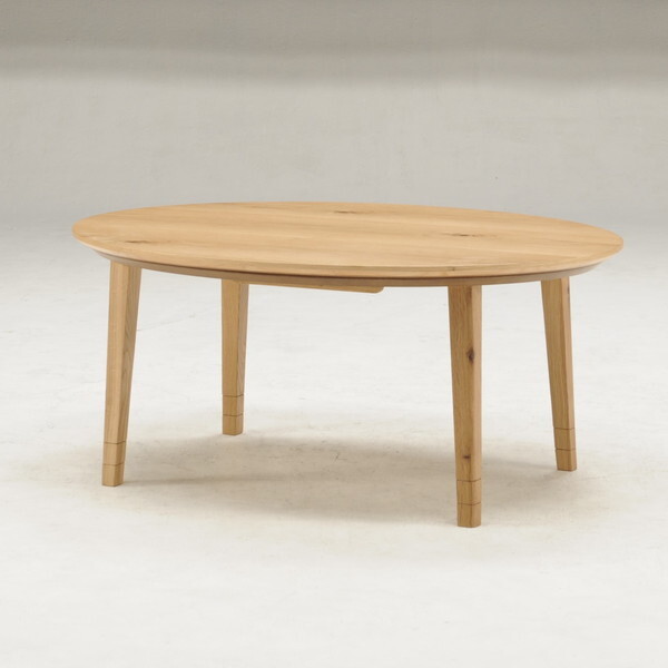 光製作所 リビングこたつ ノットオーク 楕円 メーカー直送