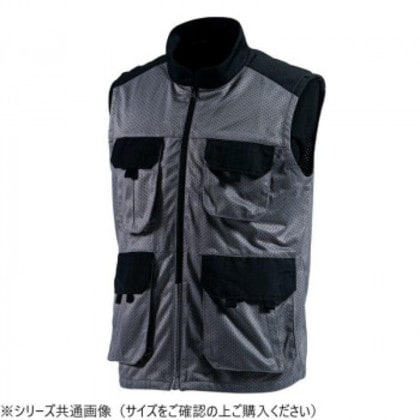 SDW-4146 スーパーライト メッシュベスト ガンメタ/ブラック L SDW-4146-GMBK-L