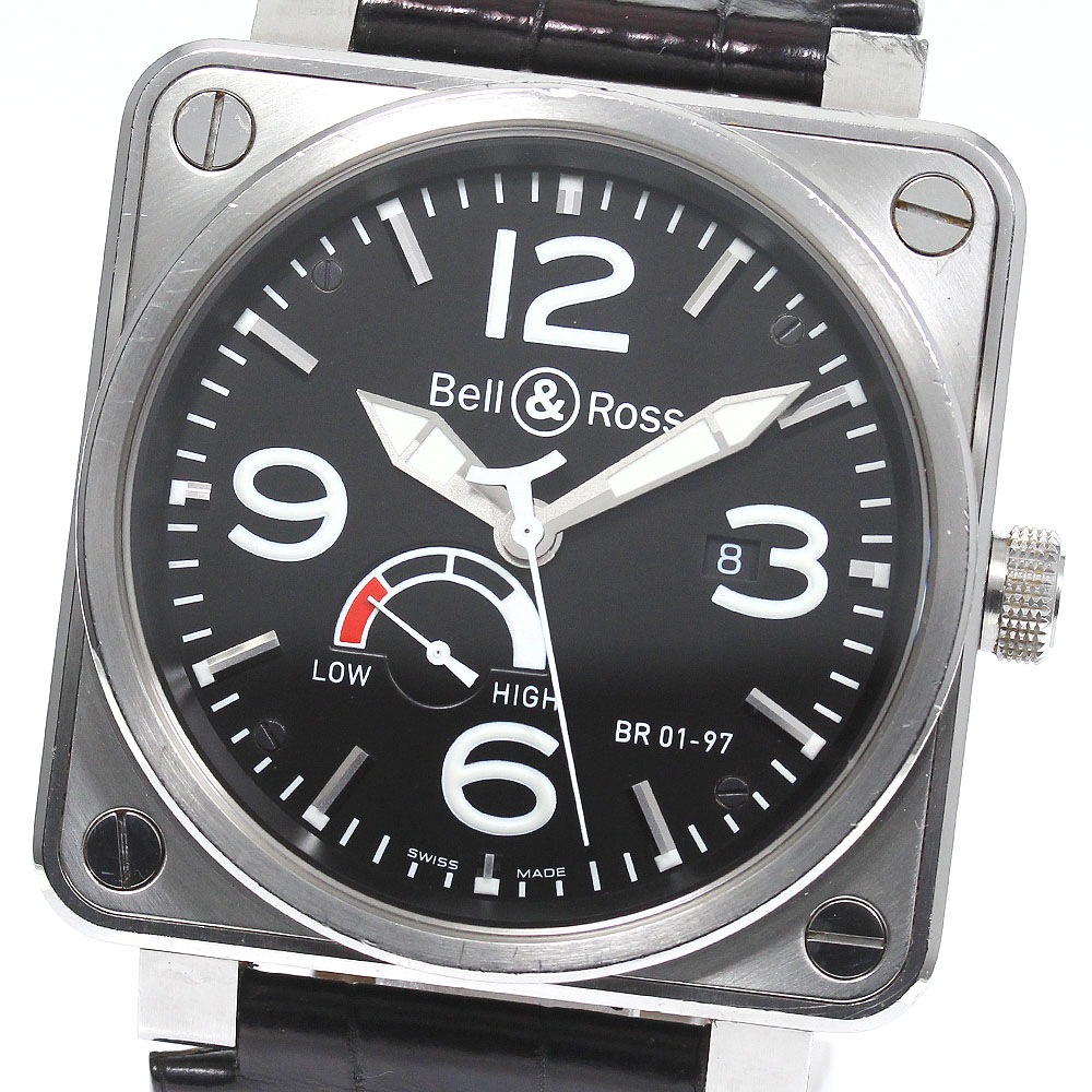 ベル＆ロス Bell＆Ross BR01-97 リザーブ ド マルシェ デイト 自動巻き メンズ _762725【中古】