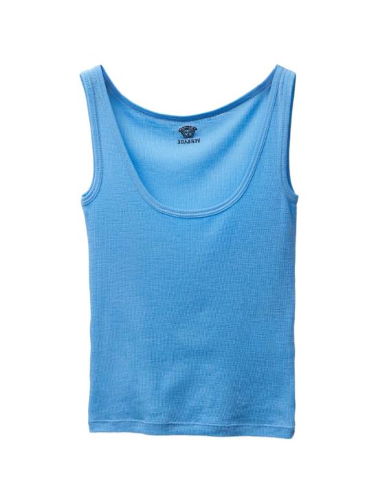 VERSACE Women Tops 1023698 1A175481V440 Clear Blue