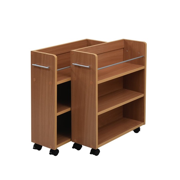 JKプラン クローゼット 収納 ラック 2個セット （1個あたり）幅19.5 奥行58.5 高さ65.5 SGT-0128-NA ナチュラル