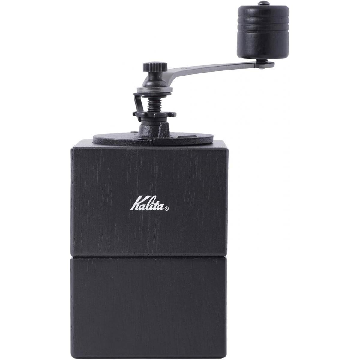 Kalita カリタ 42165 キュービックミル ブラック グラインダー 手挽き 挽き目調整 硬質鋳鉄カッター コーヒー