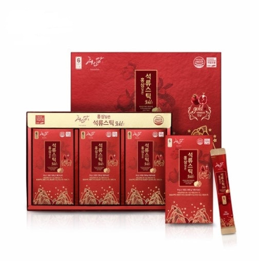 韓国 ヘインダム 紅参ザクロスティック ゴールド 10gx30包 ザクロギフトセット