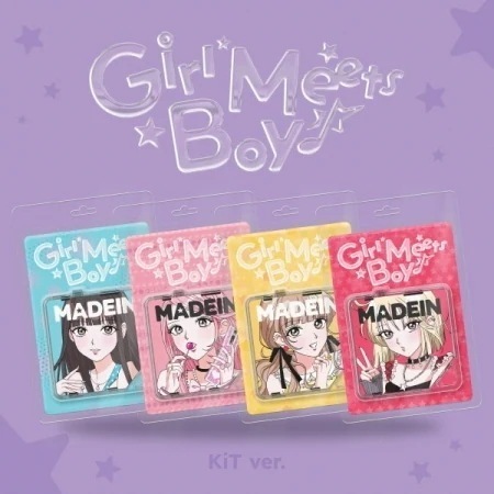 [MEGA] [4種セット] (KIT VER.) MADEIN Girl Meets Boy 韓国チャート