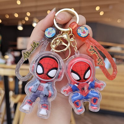 Qoo10] 新しいアクリルアイススパイダーマンキーホ