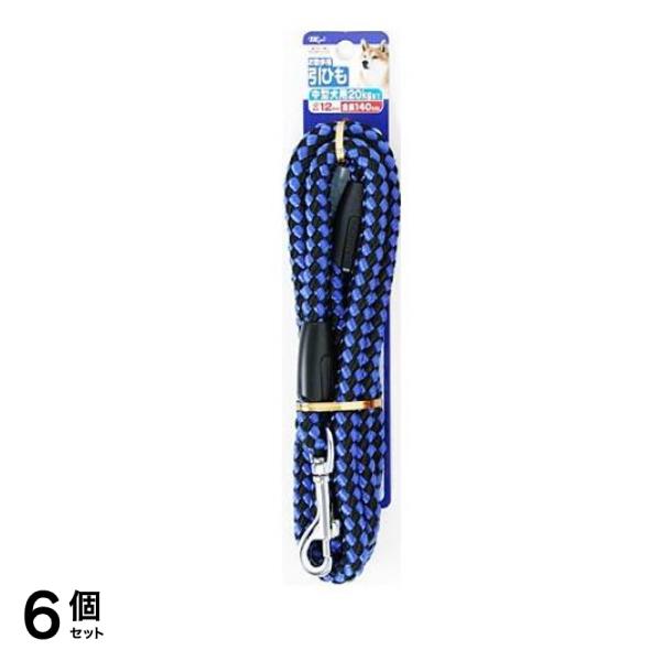 Dai-Suki(ダイスキ) ペットプラスリード 12 1個入 (青×黒) 6個セット