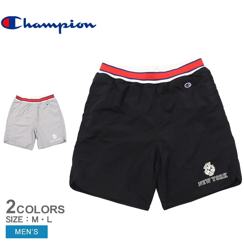 ショーツ C3-B512 メンズ ボトムス パンツ ショートパンツ 短パン 半ズボン カジュアル シンプル ショート丈 膝上丈 スポーツ ロゴ ブランド グレー ブラック 黒