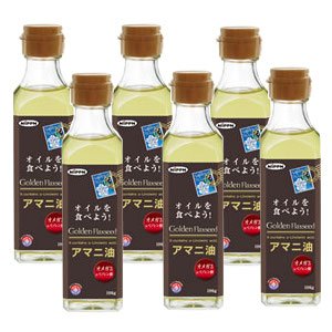 日本製粉 golden Flaxseed アマニ油 186g (#570431) ×6個セット