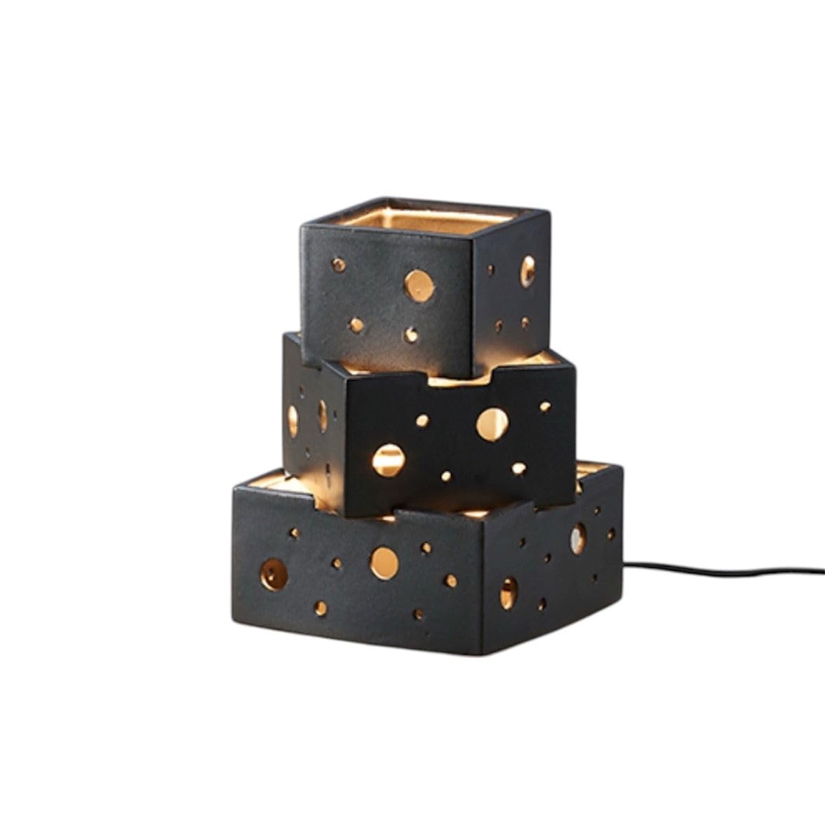 大光電機 DAIKO LEDスタンドライト 土ライト ランプ付 LEDユニットフラット形（径70mm）4.6W（Gx53）・広角形×1灯 電球色2700K 中間スイッチ付 コンセント接続 ハンドメイド